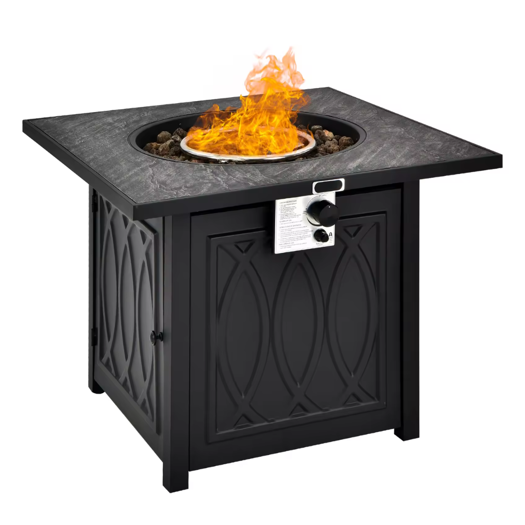 Gas Table Fire Pit Outdoor with modern design and clean flame