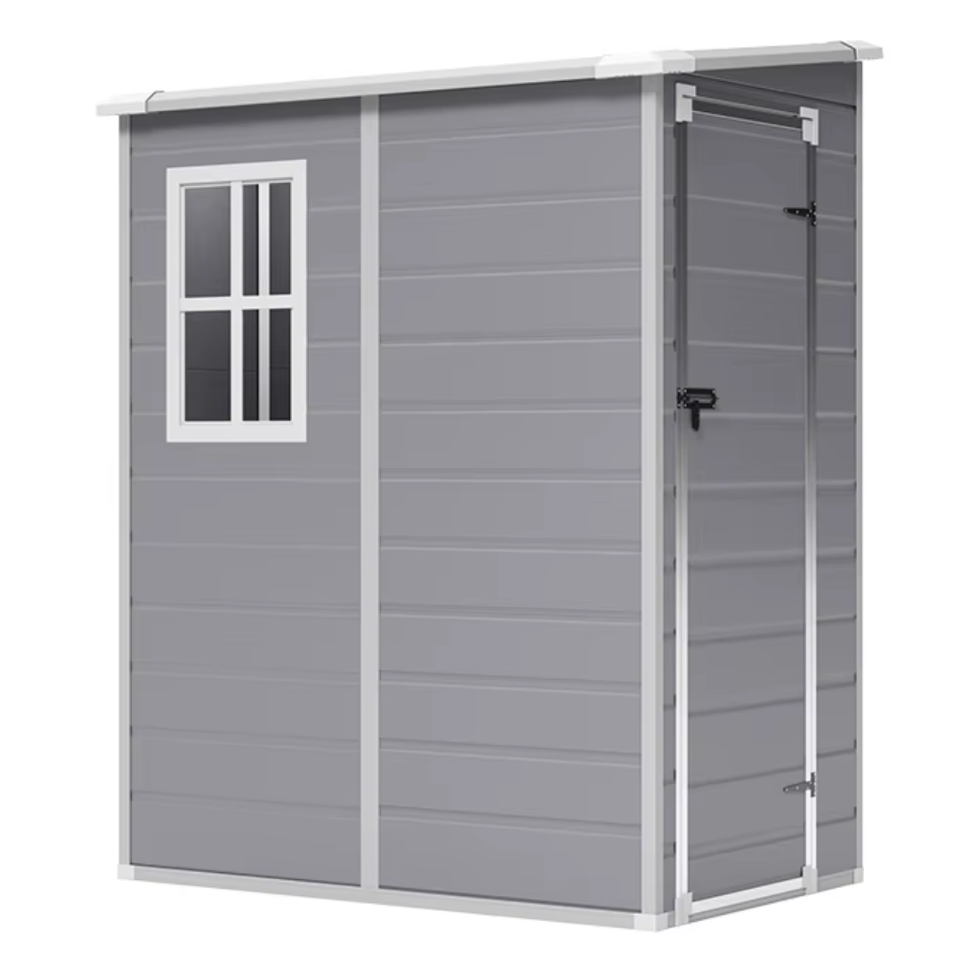 Grey Small Outdoor Shed