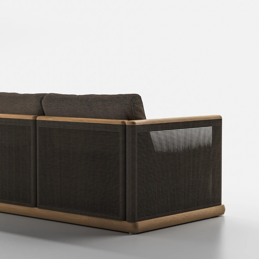 Sofa backview, studio background