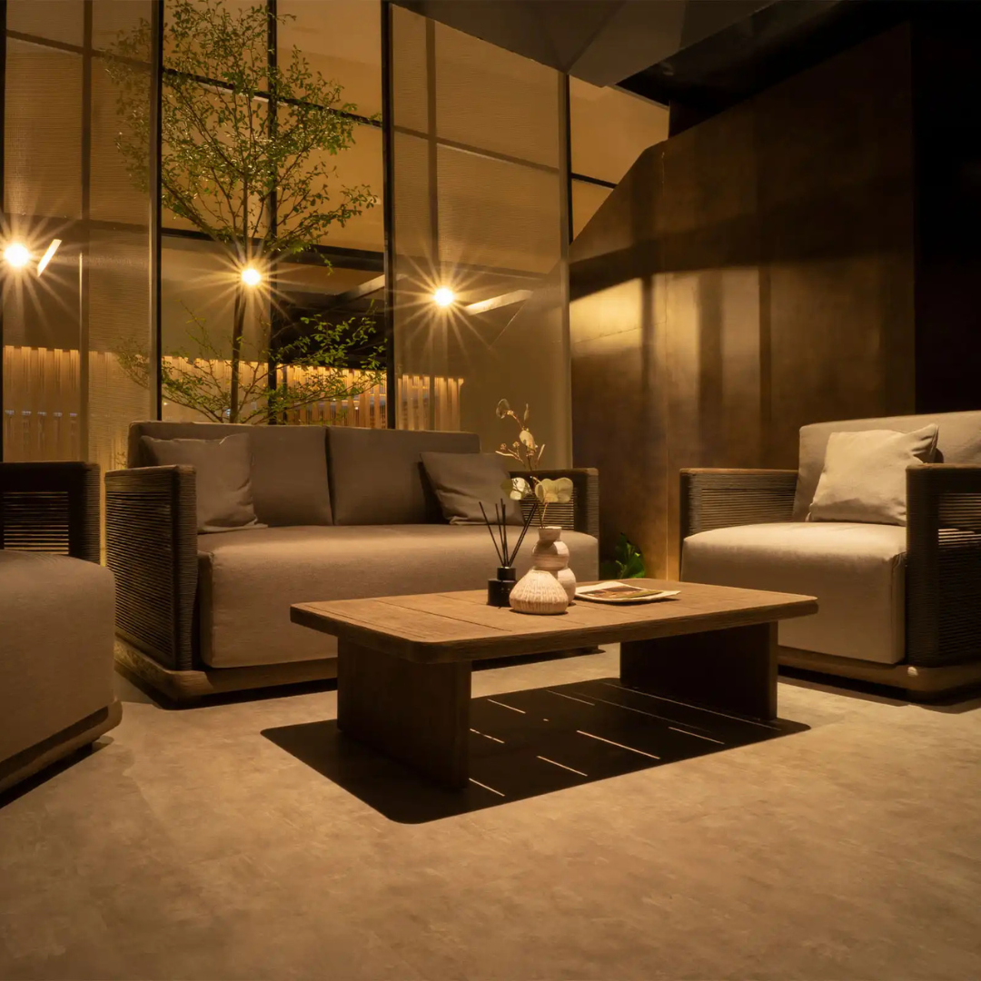 Italia Luxury Teak Sofa Outdoor Set