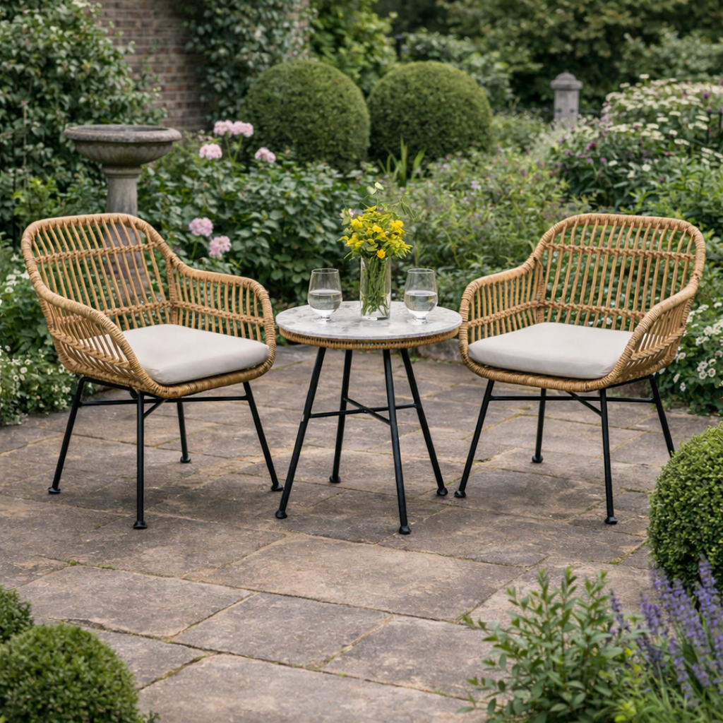 Sansa Wicker Outdoor 2-Seater Set