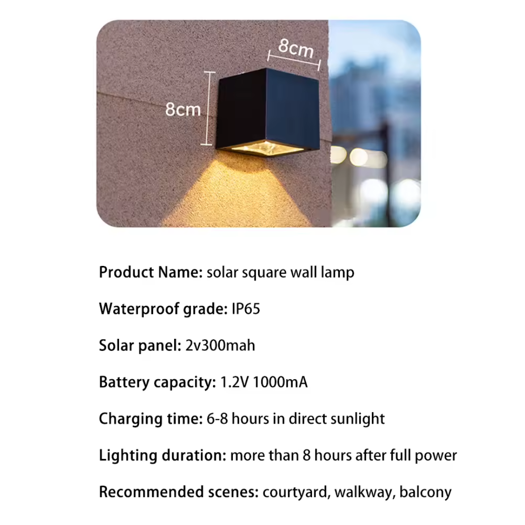 Classic exterior wall lamp for porch or patio lighting, product specifications